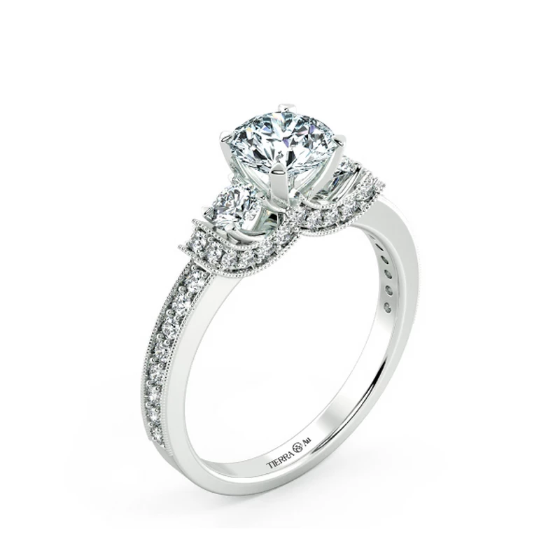 Nhẫn đính hôn Royal design NCH9910 4